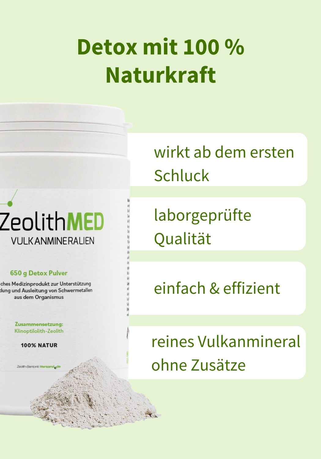 Darm Balance Paket: Detox-Pulver, Flohsamenschalen & Ratgeber