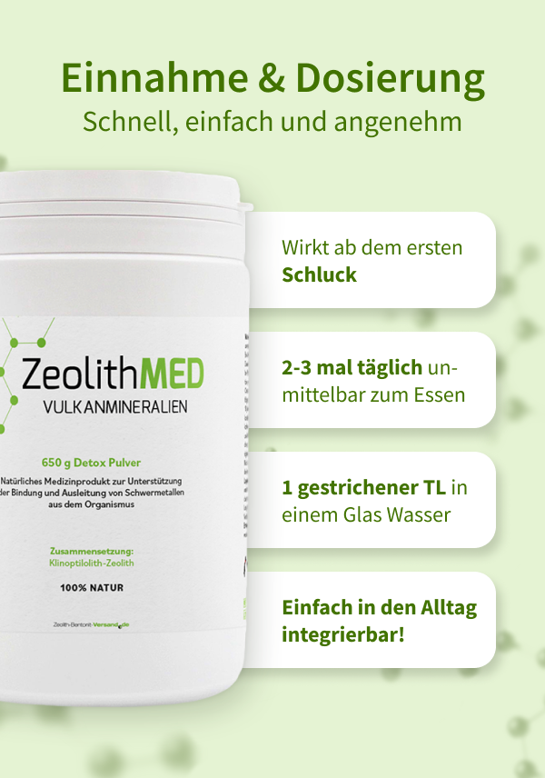 ZeolithMED detox powder 650g, medical device with CE certificate
