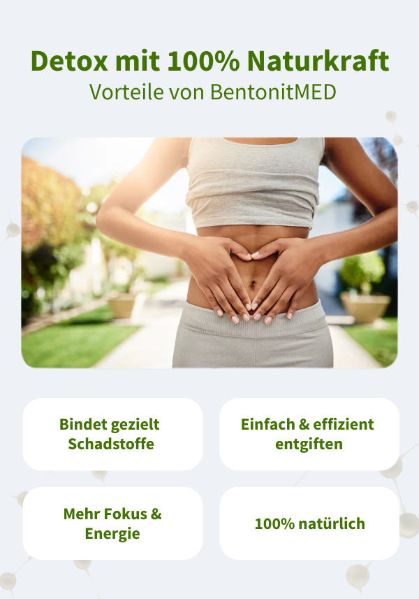 BentonitMED Detox-Pulver 400g, Medizinprodukt mit CE-Zertifikat