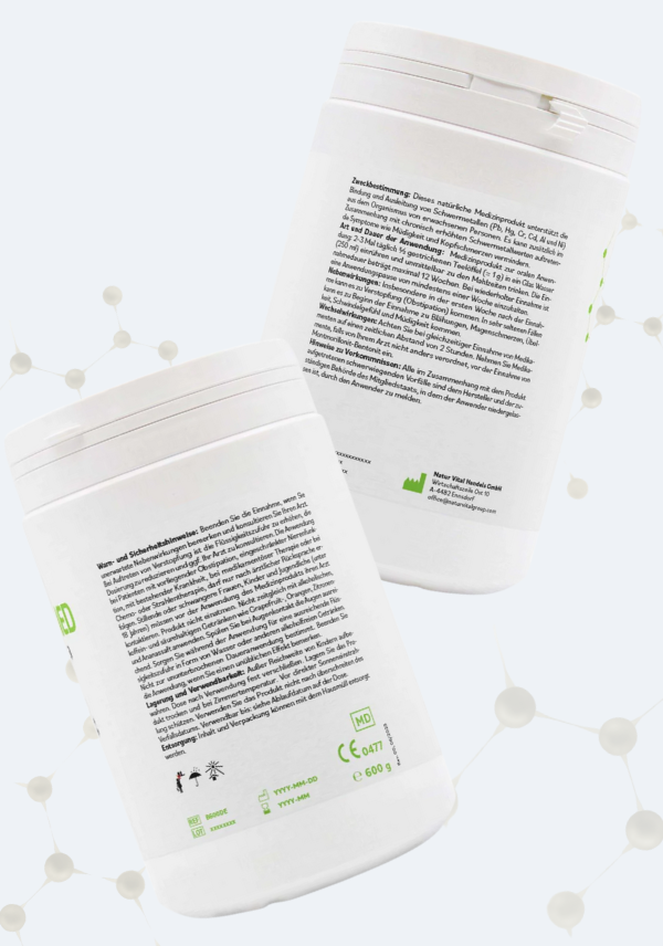 BentonitMED polvo detox 600g, producto sanitario con certificado CE