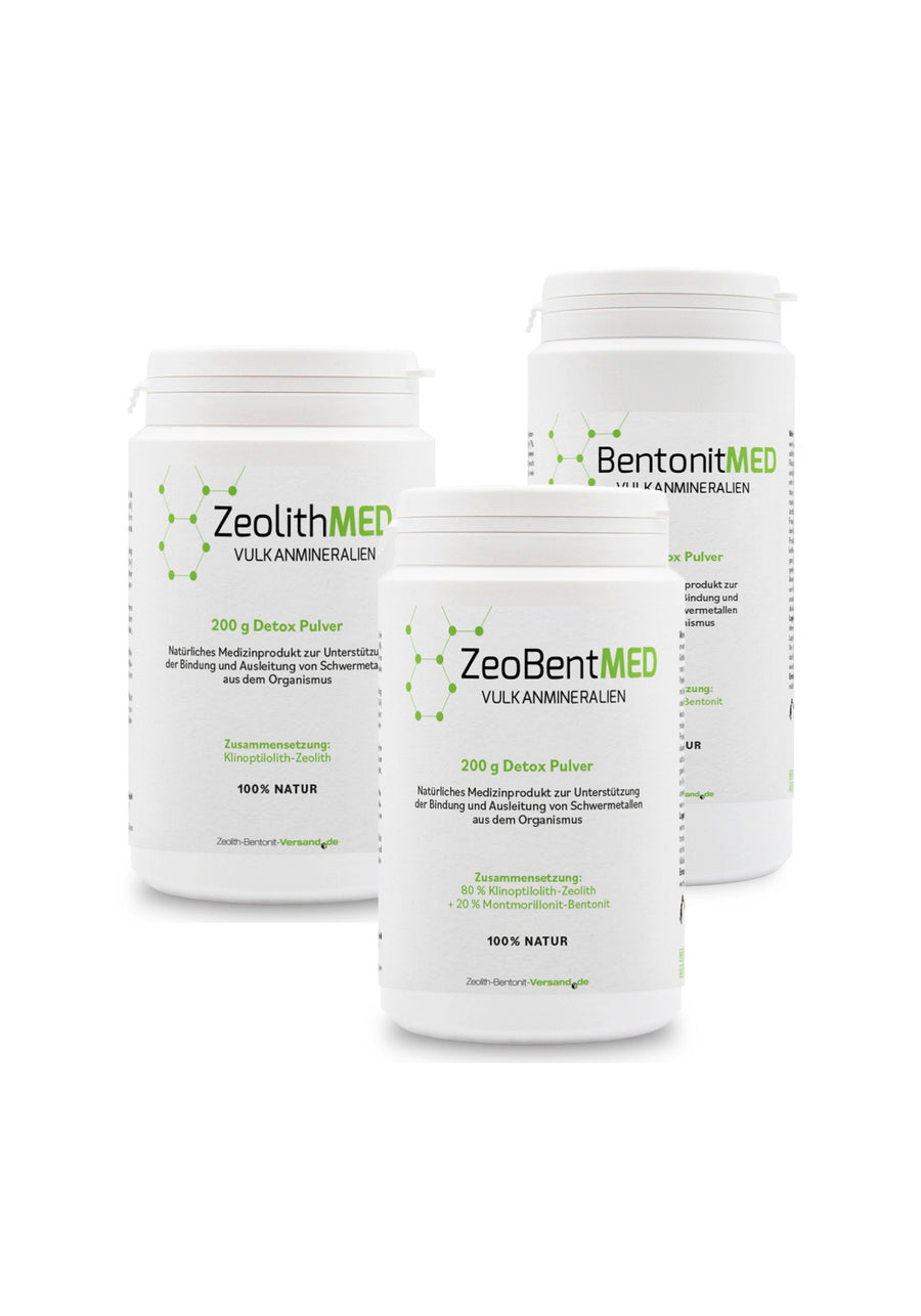 Probier-Set Detox-PULVER 600g, Medizinprodukte mit CE-Zertifikat
