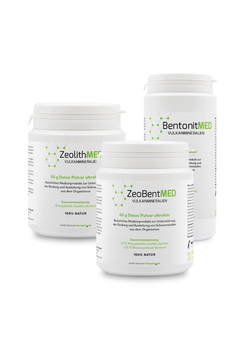Probier-Set Detox-PULVER ultrafein 320g, Medizinprodukte mit CE-Zertifikat