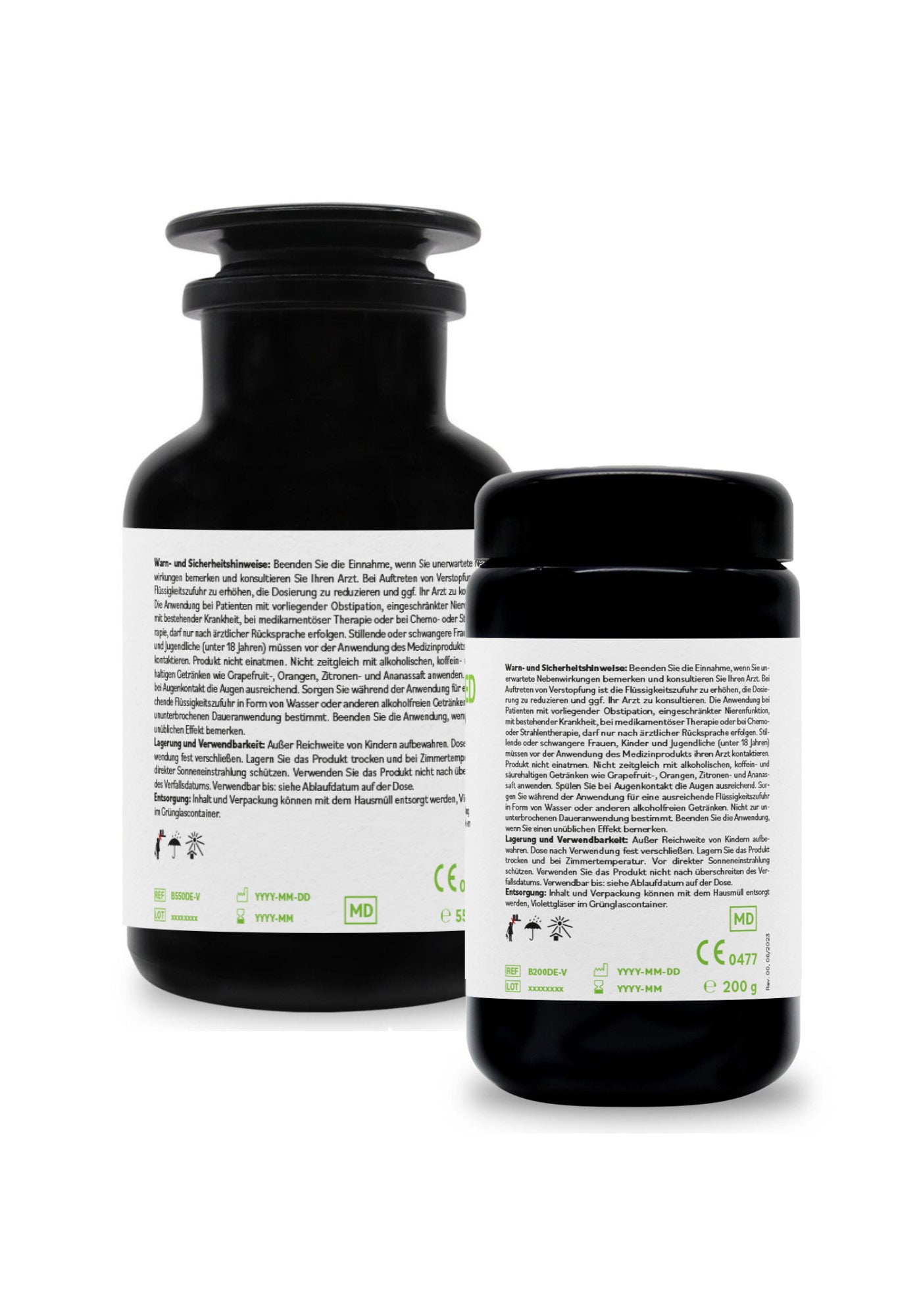 BentonitMED Detox-Pulver 550g + 200g im Sparpack, Medizinprodukte mit CE-Zertifikat