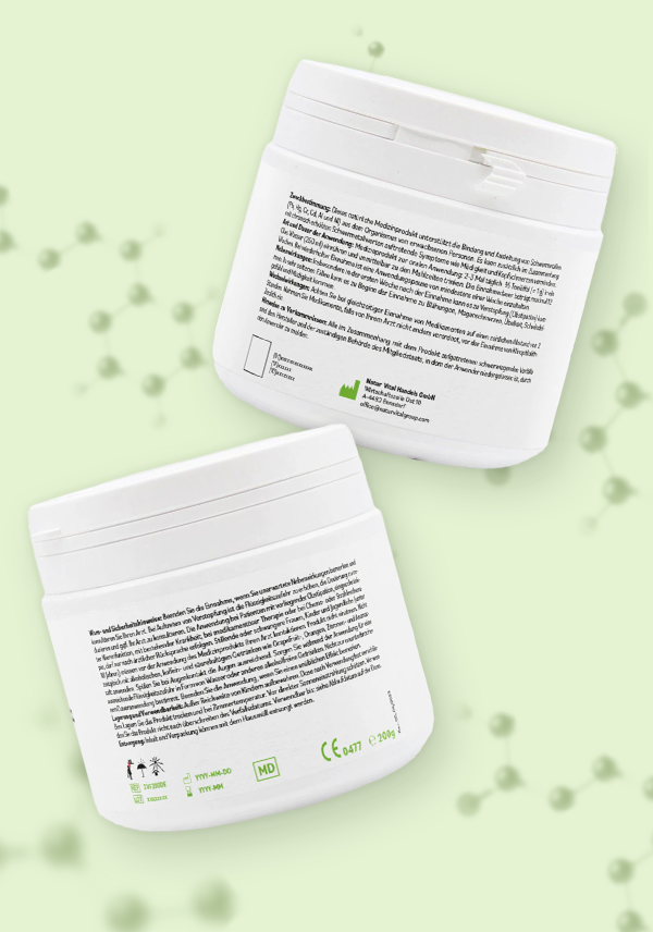 ZeolithMED polvere detox ultrafine 200g, dispositivo medico con certificato CE