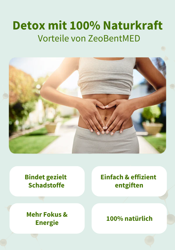 ZeoBentMED Detox-Pulver ultrafein 120g, Medizinprodukt mit CE-Zertifikat
