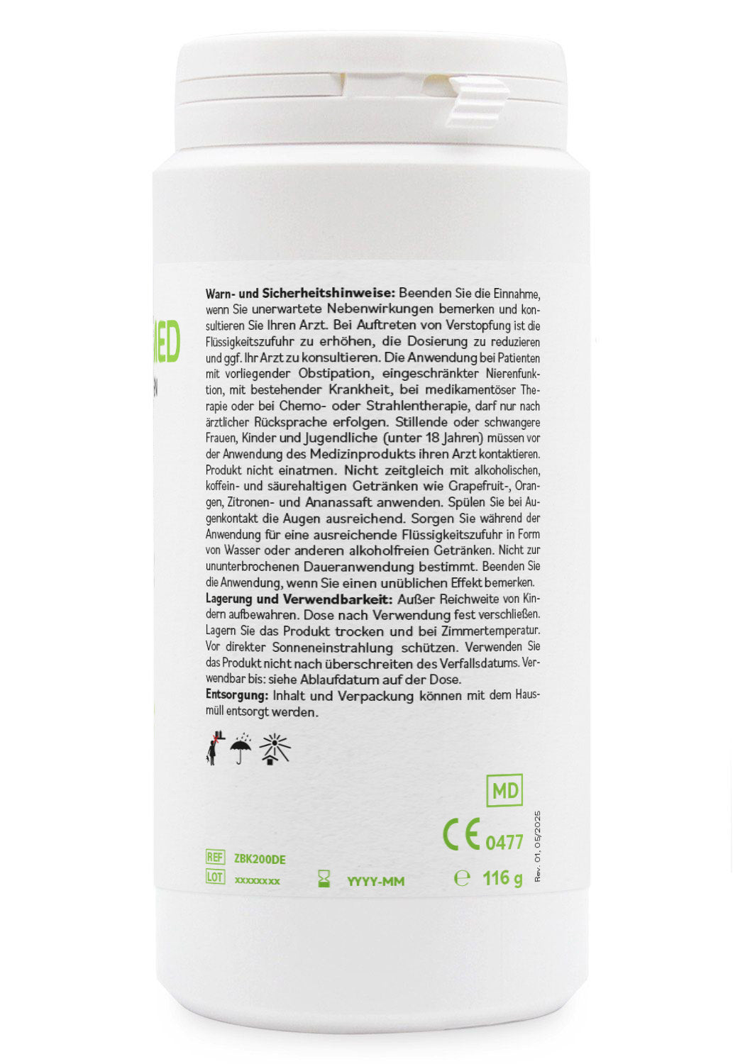 ZeoBentMED 200 Detox-Kapseln, Medizinprodukt mit CE-Zertifikat