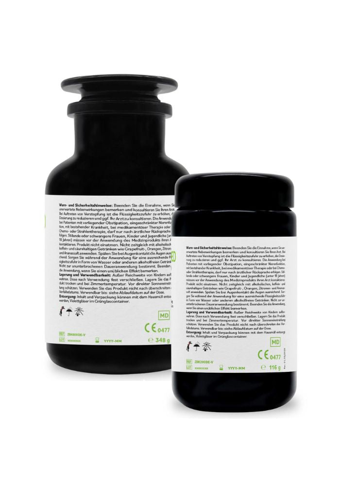 ZeoBentMED 200 + 600 cápsulas detox en envase económico, producto sanitario con certificado CE