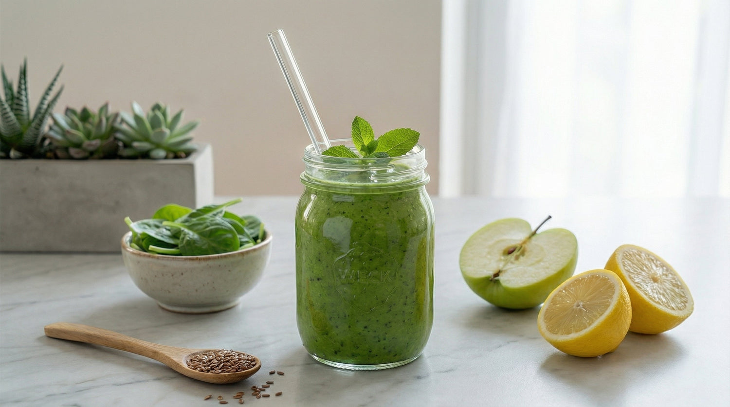 Grüner Detox-Smoothie