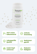 BentonitMED detox powder 200g, medical device with CE certificate