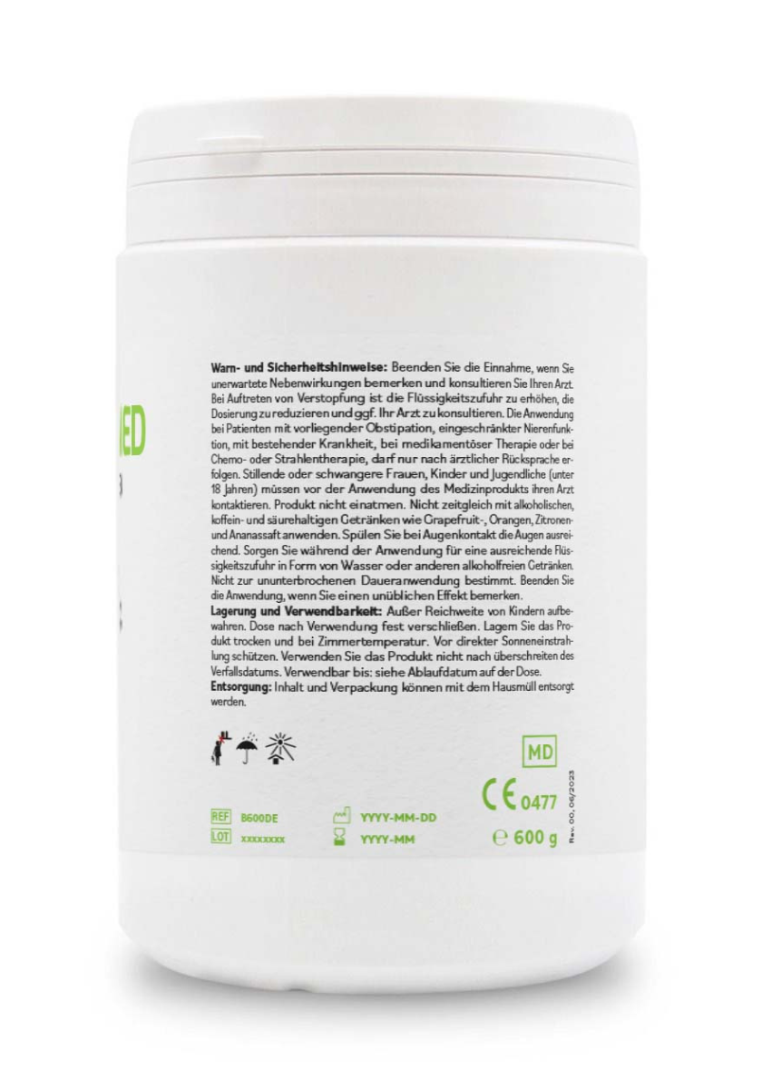 BentonitMED detox powder 600g, medical device with CE certificate