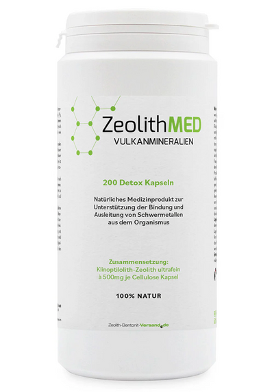 ZeolithMED 200 detox capsules, medical device with CE certificate