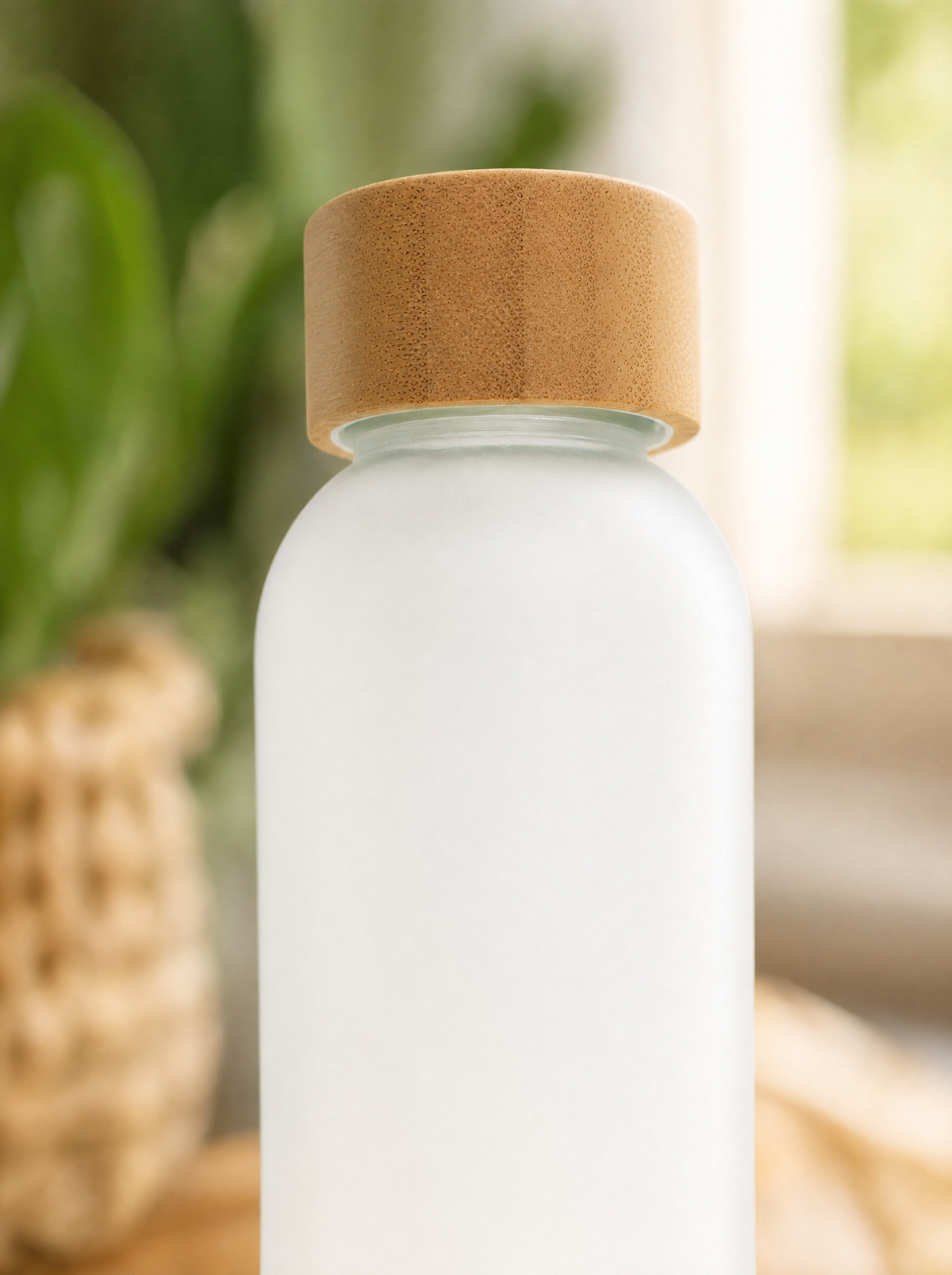 Bottiglia da 500 ml in vetro (bianco/trasparente)