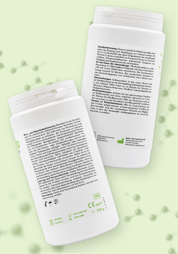 ZeolithMED 200 capsule detox, dispositivo medico con certificato CE