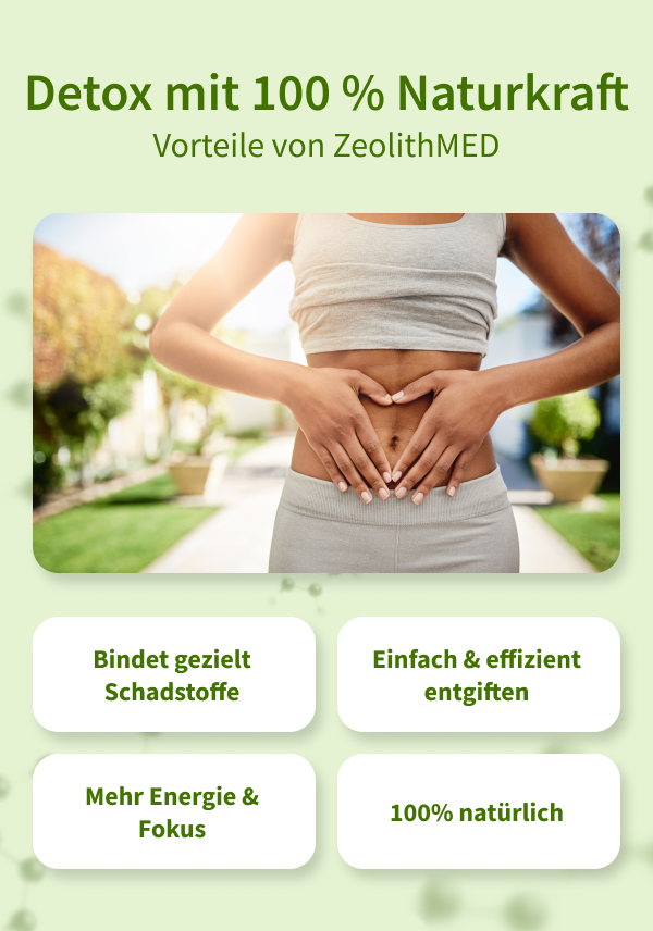 ZeolithMED Detox-Pulver 400g, Medizinprodukt mit CE-Zertifikat