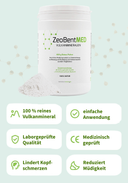 ZeoBentMED Detox-Pulver 650g, Medizinprodukt mit CE-Zertifikat