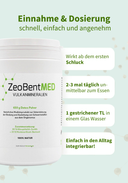 ZeoBentMED Detox-Pulver 650g, Medizinprodukt mit CE-Zertifikat