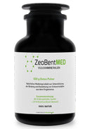 ZeoBentMED detox powder 650g in a Miron violet glass, medical device with CE certificate