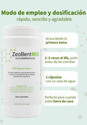 ZeoBentMED 200 cápsulas de desintoxicación, producto sanitario con certificado CE