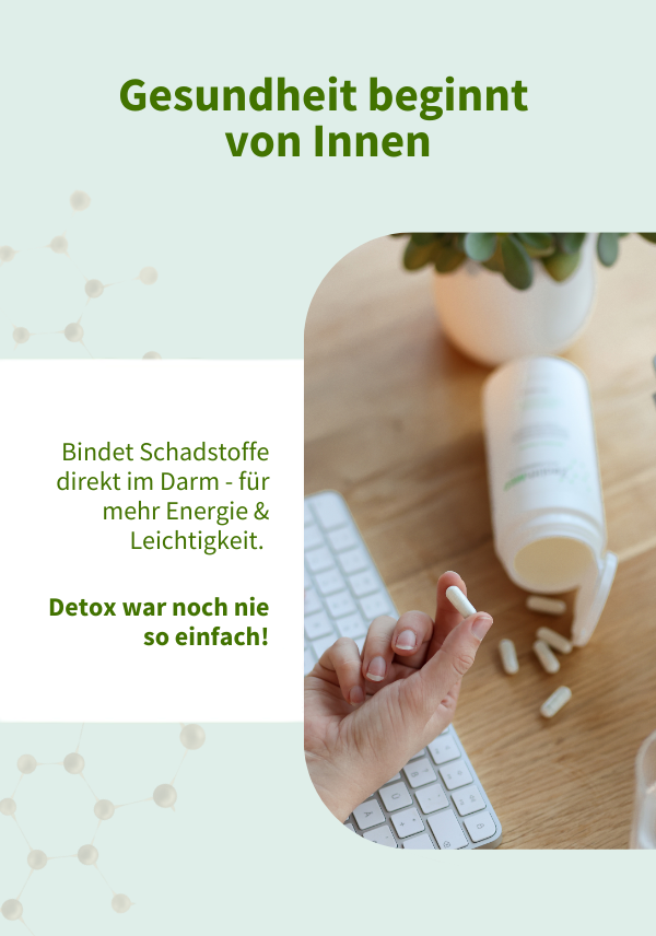 ZeoBentMED 600 Detox-Kapseln, Medizinprodukt mit CE-Zertifikat