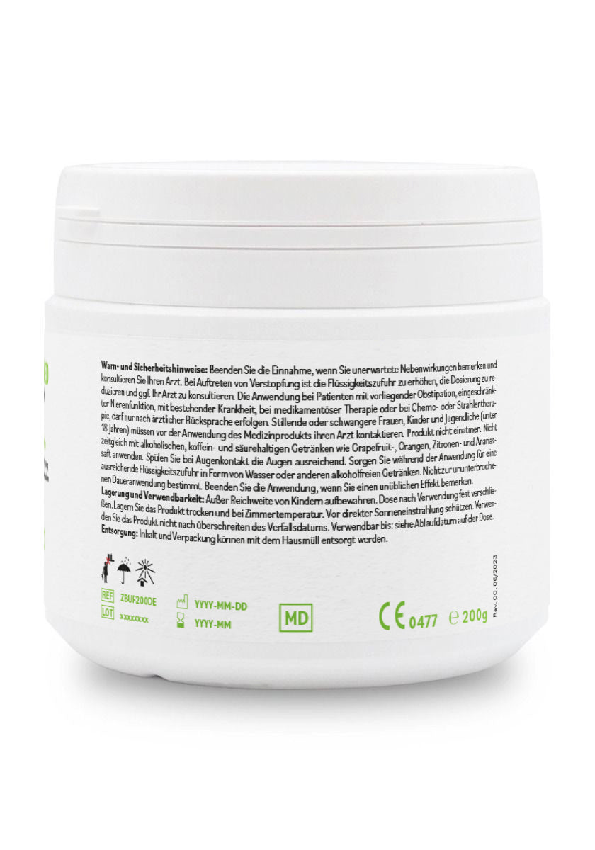 ZeoBentMED Detox-Pulver ultrafein 200g, Medizinprodukt mit CE-Zertifikat