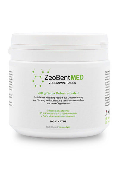 ZeoBentMED detox powder ultra-fine 200g, medical device with CE certificate