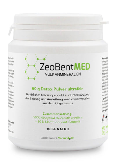 ZeoBentMED detox powder ultra-fine 60g, medical device with CE certificate