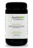 ZeolithMED 200 detox capsules in Miron violet glass, medical device with CE certificate