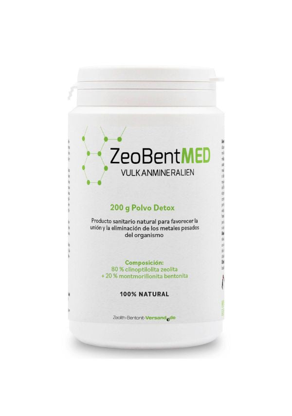 ZeoBentMED detox en polvo 200 g, producto sanitario con certificado CE