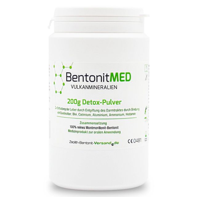 BentonitMED Detox-Pulver 200g für 20 Tage, zur inneren Anwendung