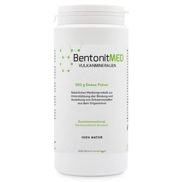 BentonitMED 200 Detox-Kapseln, Medizinprodukt mit CE-Zertifikat 