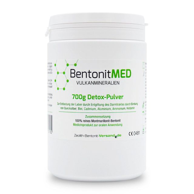 BentonitMED Detox-Pulver 700g für 70 Tage, zur inneren Anwendung