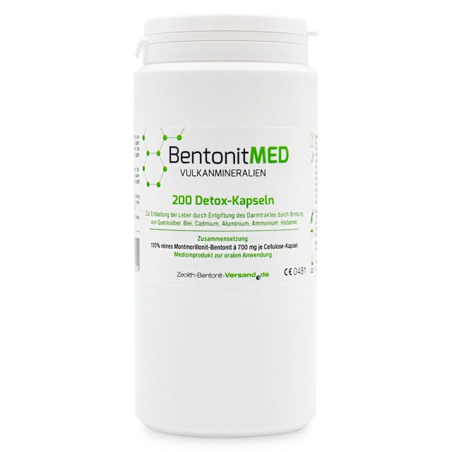 BentonitMED 200 Detox-Kapseln