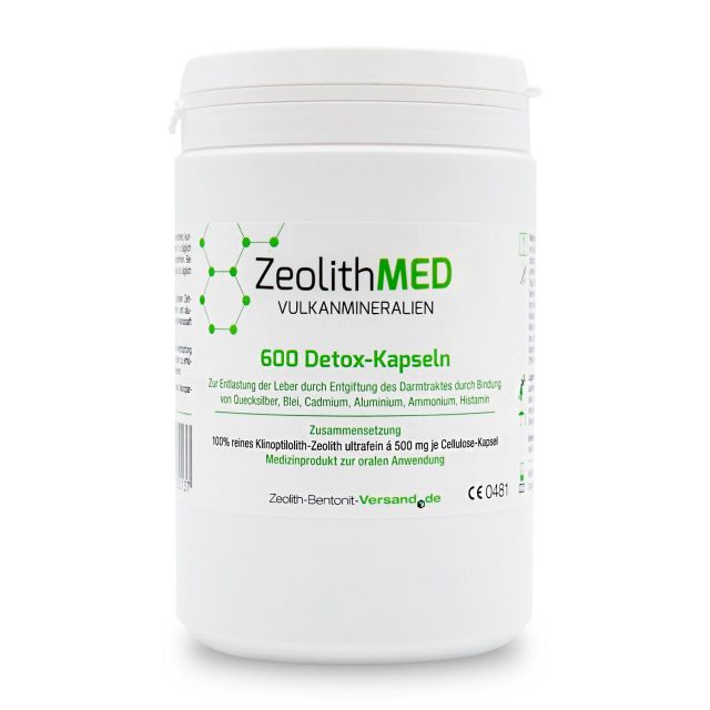 ZeolithMED 600 Detox-Kapseln