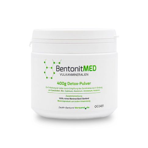 BentonitMED  Detox-Pulver 400g für 40 Tage, zur inneren Anwendung