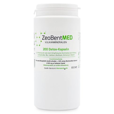 ZeoBentMED 200 Detox-Kapseln